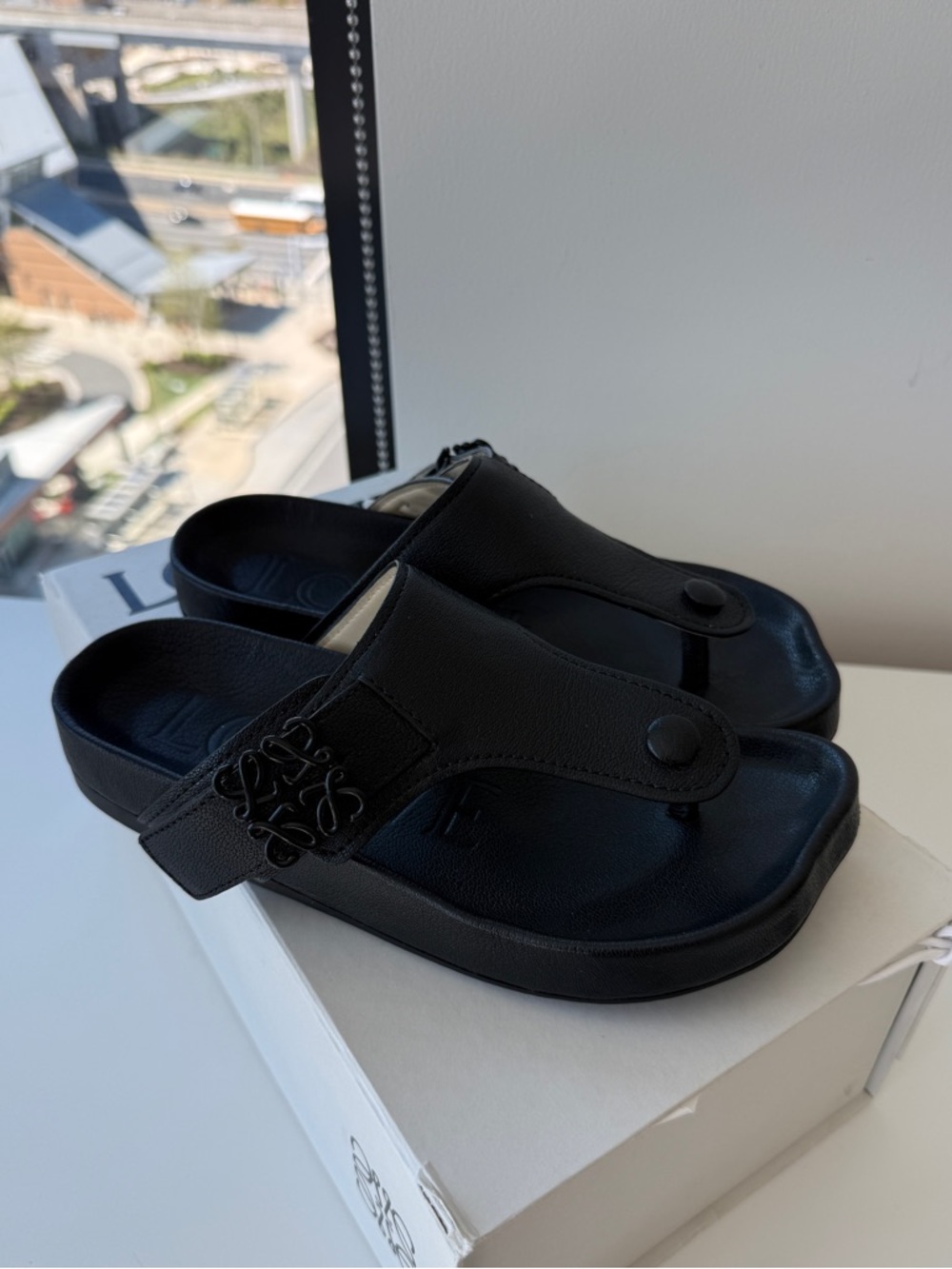 Loewe Ease Anagram Thong sandals